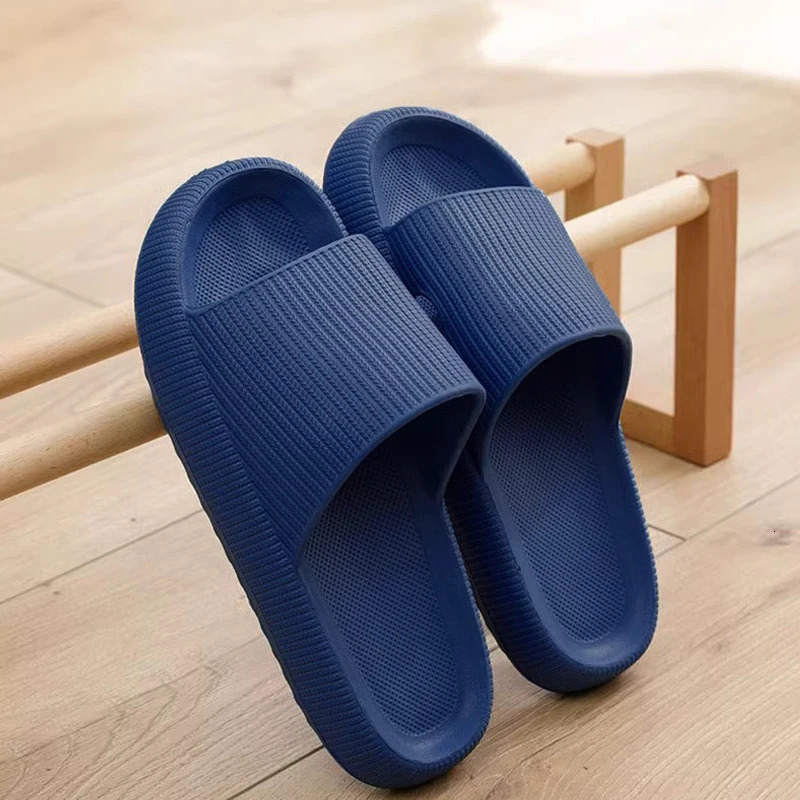 Slippers men wear thick-soled non-slip summer quarters bathroom shower Eva sandals 260625 - view 4