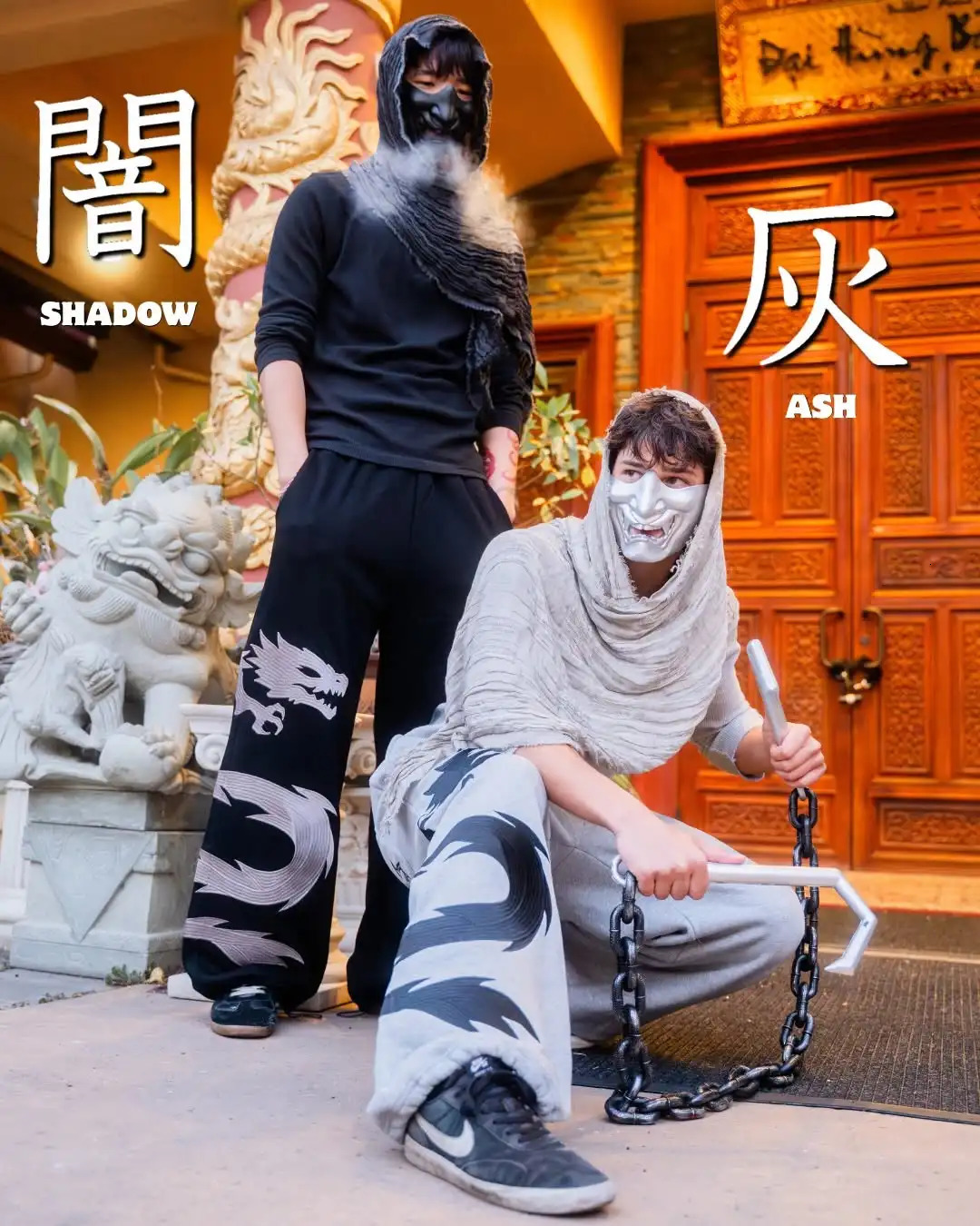 Y2K Ryu V2 Sweatpants Fashionable Multi Pigment Dragon Embroidered Loose Wide Leg Pants Vintage Harajuku Men Women Casual Pants 260613 - view 4