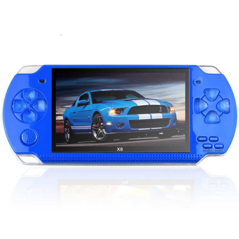 Upgraded X6 Foreign Trade Portable PSP Game Console - 4.3-inch color screen - 128-bit arcade - GBA children's toy - FC handheld consoleT260316