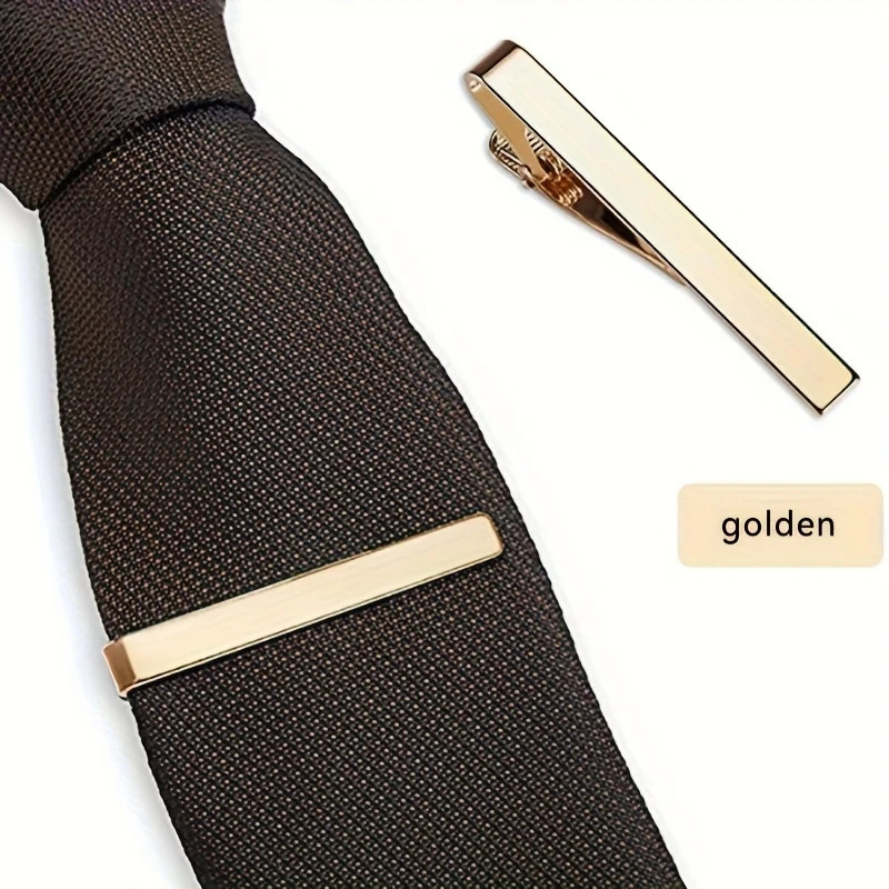 Men's Tie ClipClassic tie clipSilver Gold Black availableSuitable for wedding anniversaries Business occasion y260611 - view 3