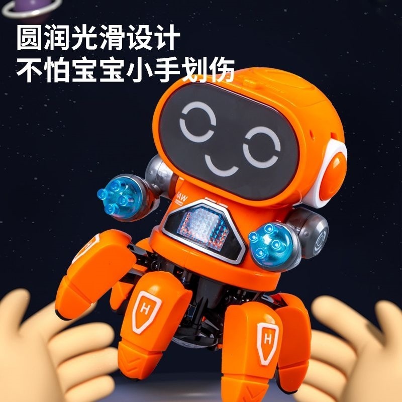 Funny Novelty Gags Music and Dance Toy Robot Childrens Sensory Toy Childrens Gift Electric Robot Doll Pet Baby Boy Girl 241105