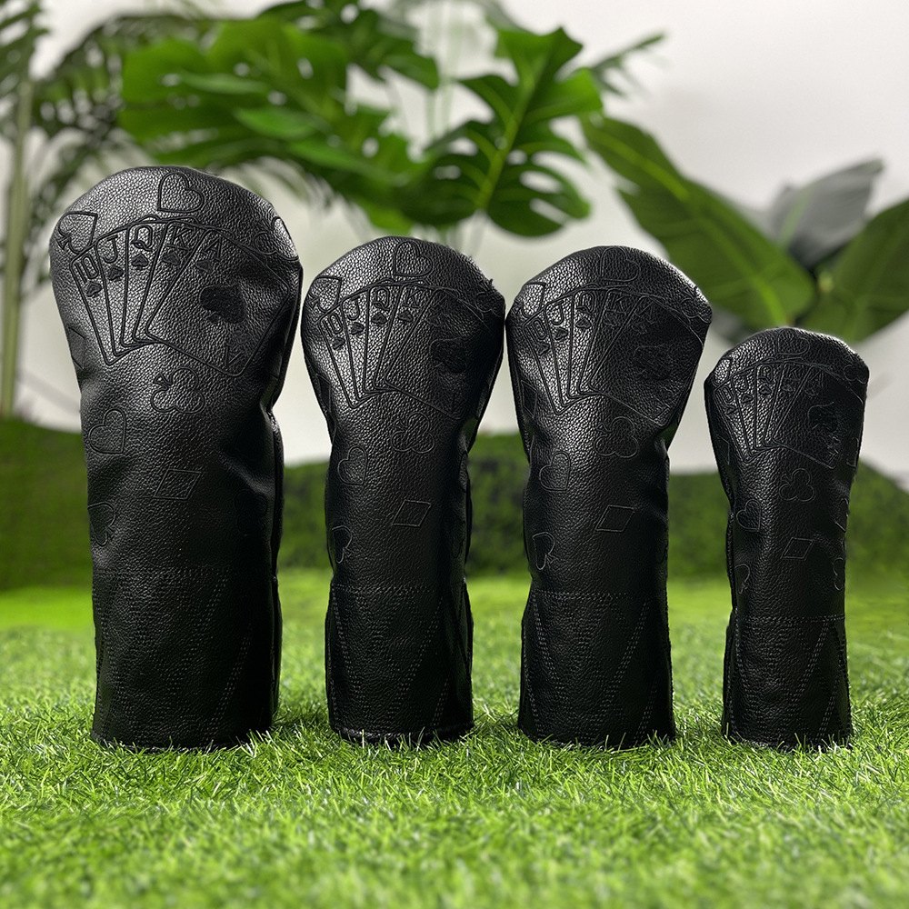 Kings and queens and knights Golf Club Wood Headcovers Driver Fairway Woods Hybrid Cover Pographing in kind fast delivery 250918