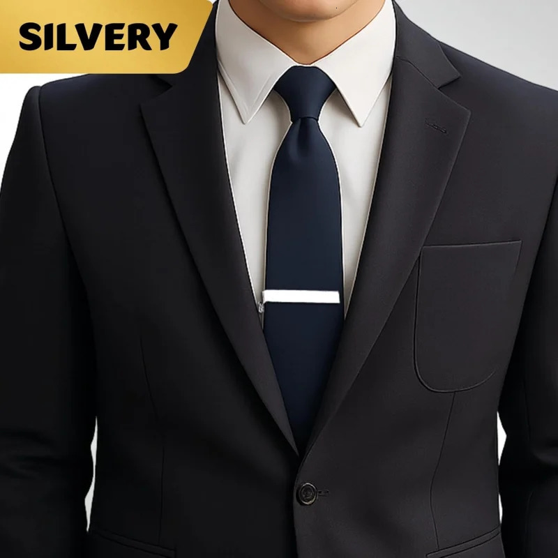 Men's Tie ClipClassic tie clipSilver Gold Black availableSuitable for wedding anniversaries Business occasion y260611 - view 7