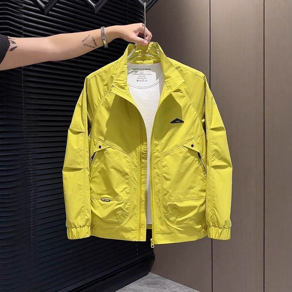 Designer Windproof Jacket Luxury Men's Spring Outdoor Sports 2026 New Fashion Loose Multifunctional Youth Workwear Casual High end Top - view 4