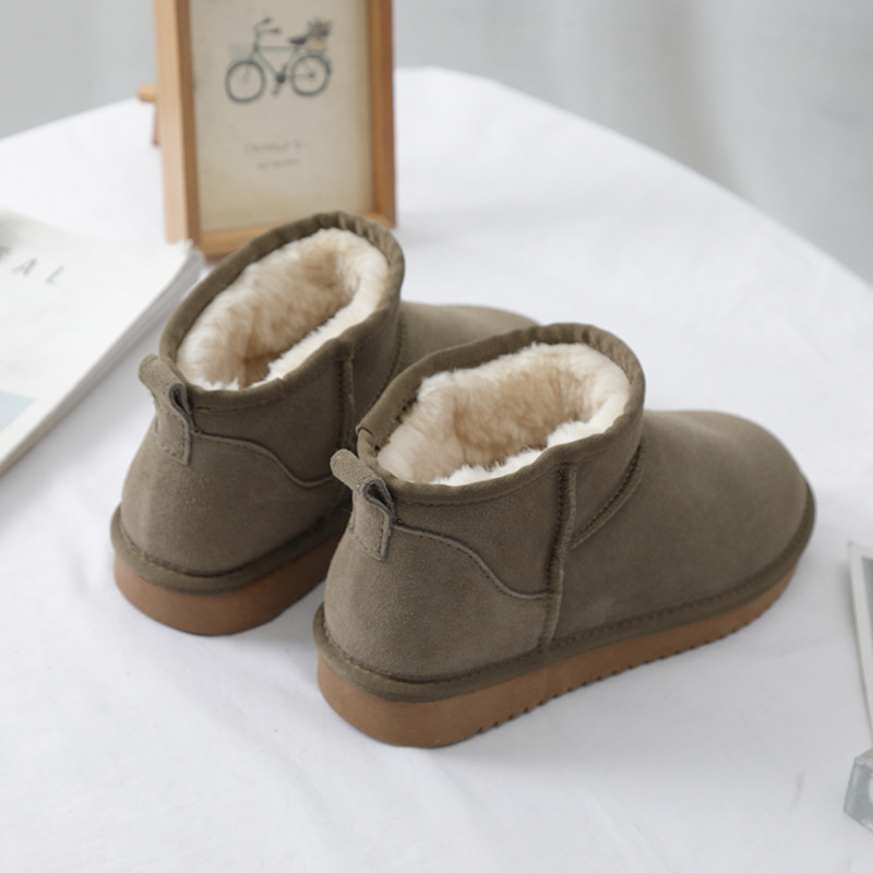 Hot winter fleece keep warm designer snow boots anti slip trend classic and fashionable cotton shoes for women - view 8