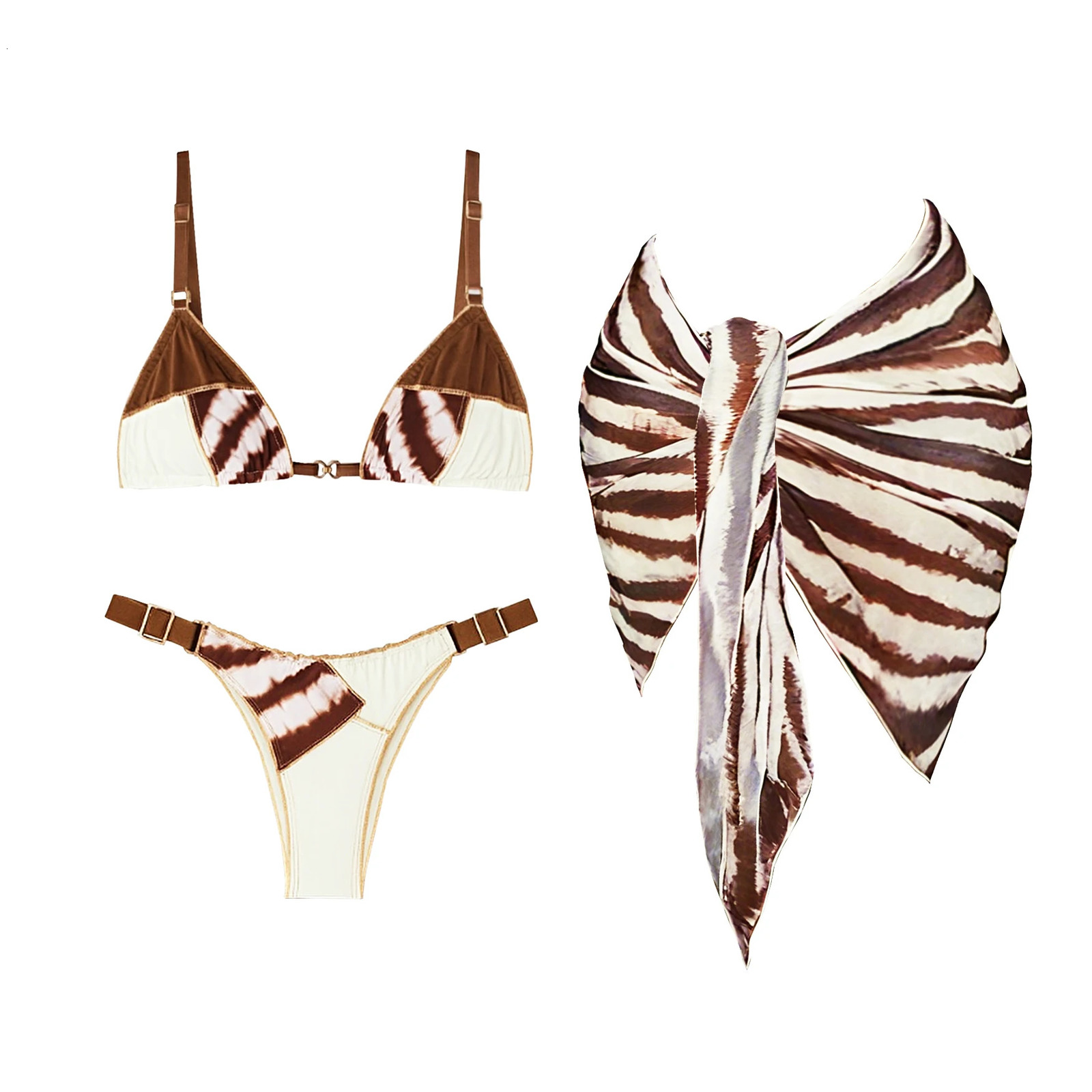 Micro Bikinis 2025 Sexy Women Swimsuit Swimwear Female Thong Bikini Set Biquini Bathing Suit Print Swimming Suits Beachwear 260615