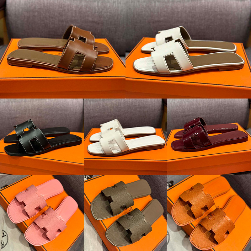 All-Match Strap Slip On Flat Slide Sandals Women Open Toe Durable Leather Casual Slides Comfort Walking Slippers for Vacation Pool Home Outdoor Use Multi Shades