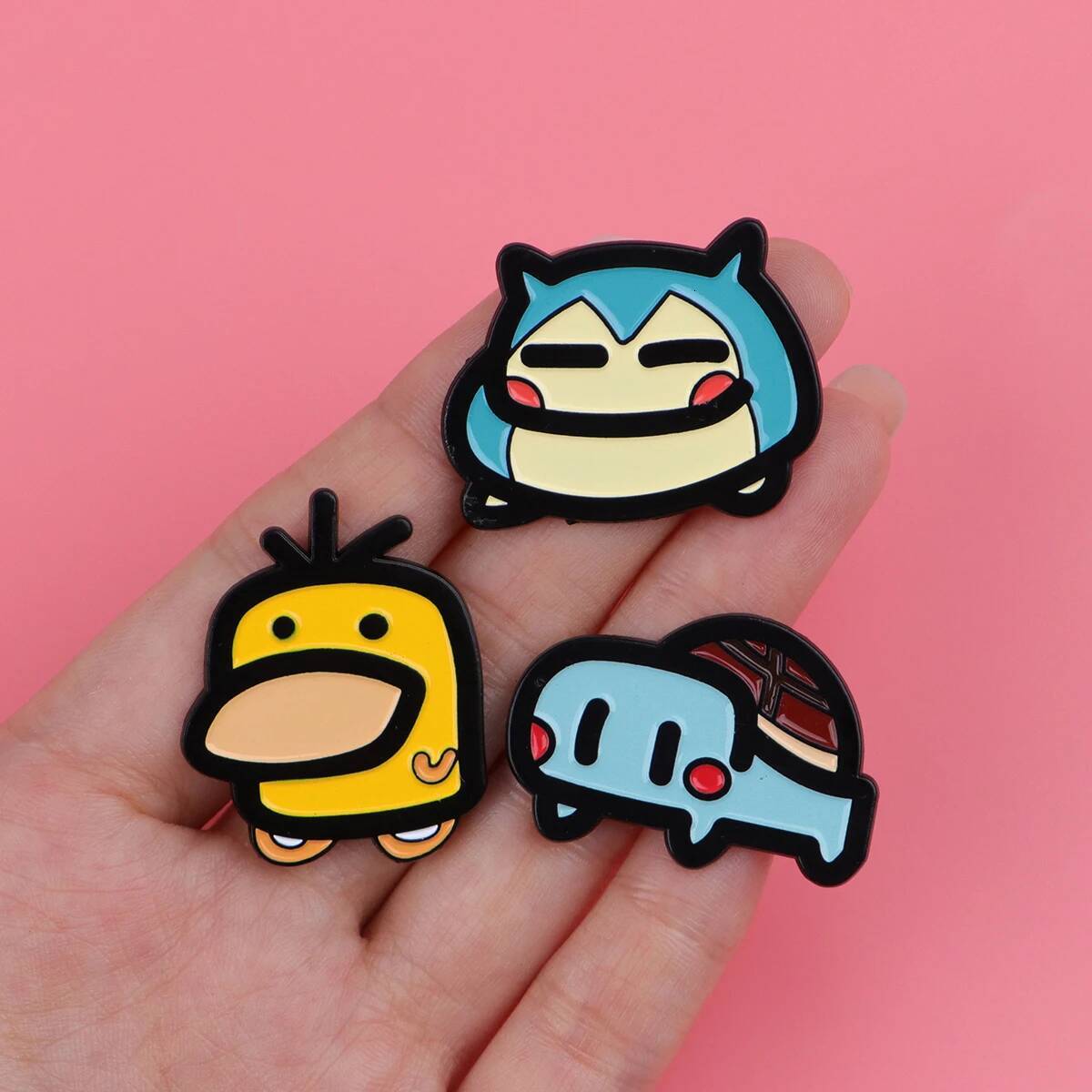 Japanese Anime Elf Enamel Cool Animal Brooches for Women Lapel Pin Badges on Backpack Clothing Accessories Jewelry Gifts - view 7