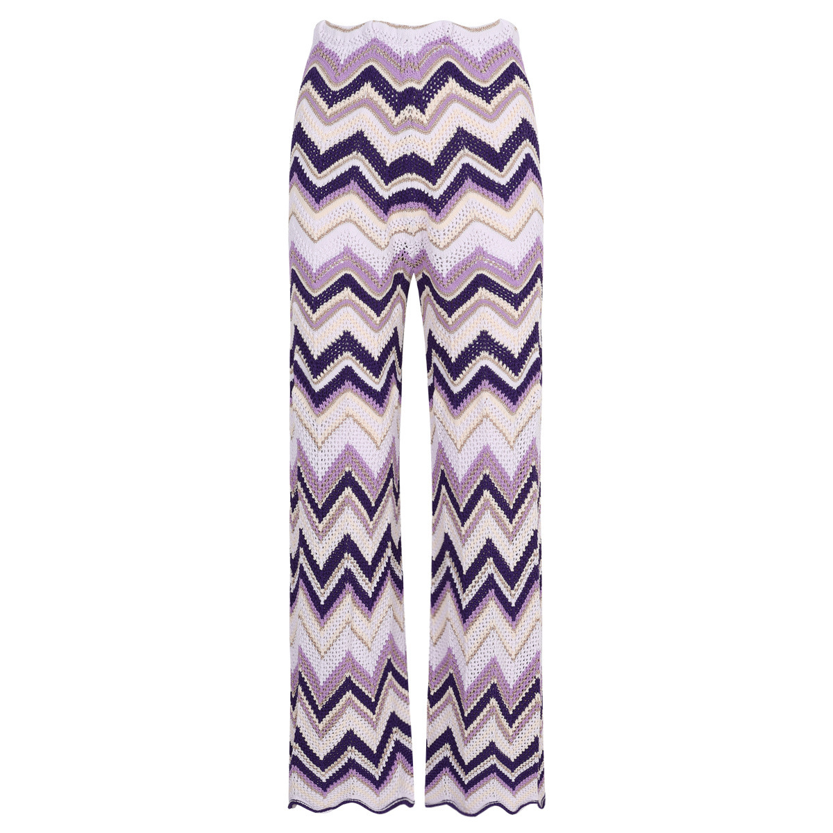 Misson dress Luxury Designer Hollow Chevron Knit Maxi Matching Top Women Elegant Sling Bodycon Long Dress For Beach Resort Daily Office Lady - view 9