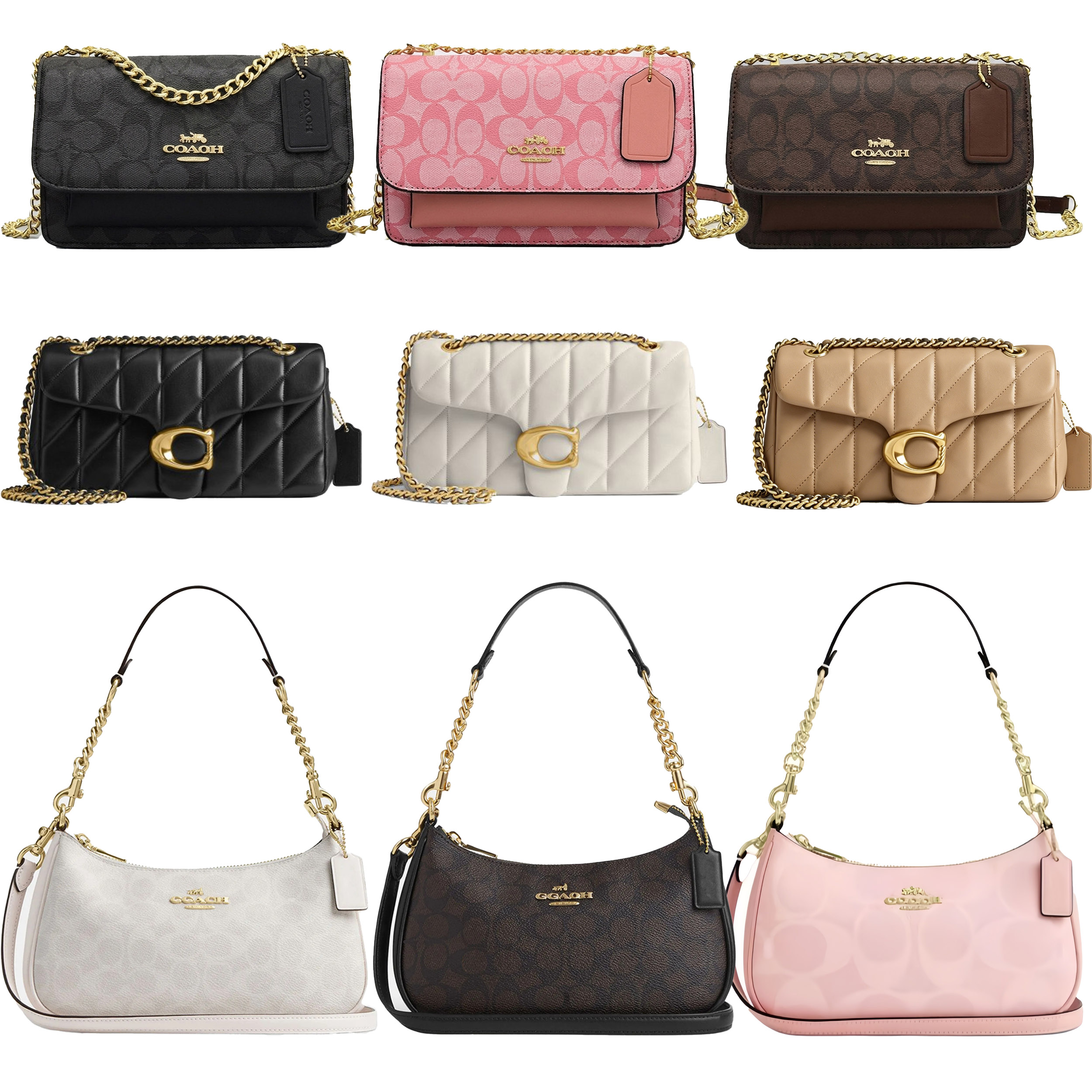 Designer Bag coachbagas Teri 12A 1:1 coachshoulder bag Tabby Designer Bag High quality coachwallett Tote Bag Large Capacity Crossbody Bag Wallet Underarm Bag