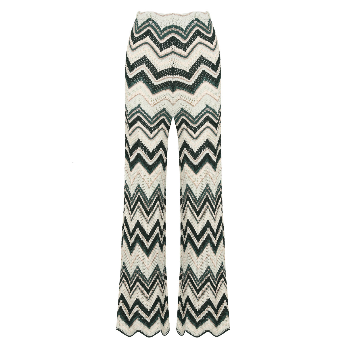 Misson dress Luxury Designer Hollow Chevron Knit Maxi Matching Top Women Elegant Sling Bodycon Long Dress For Beach Resort Daily Office Lady - view 7