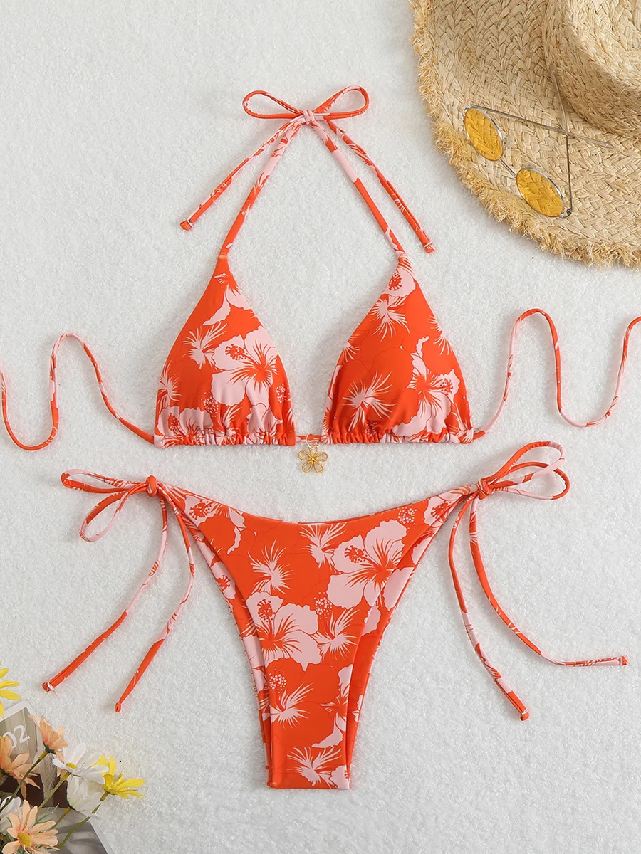Sexy Micro Bikini Womens Swimsuit 2026 Trend Female Swimwear Twopiece Thong Bikinis Sets Beach Wear Swimming for Bathing Suit 260615 - view 6