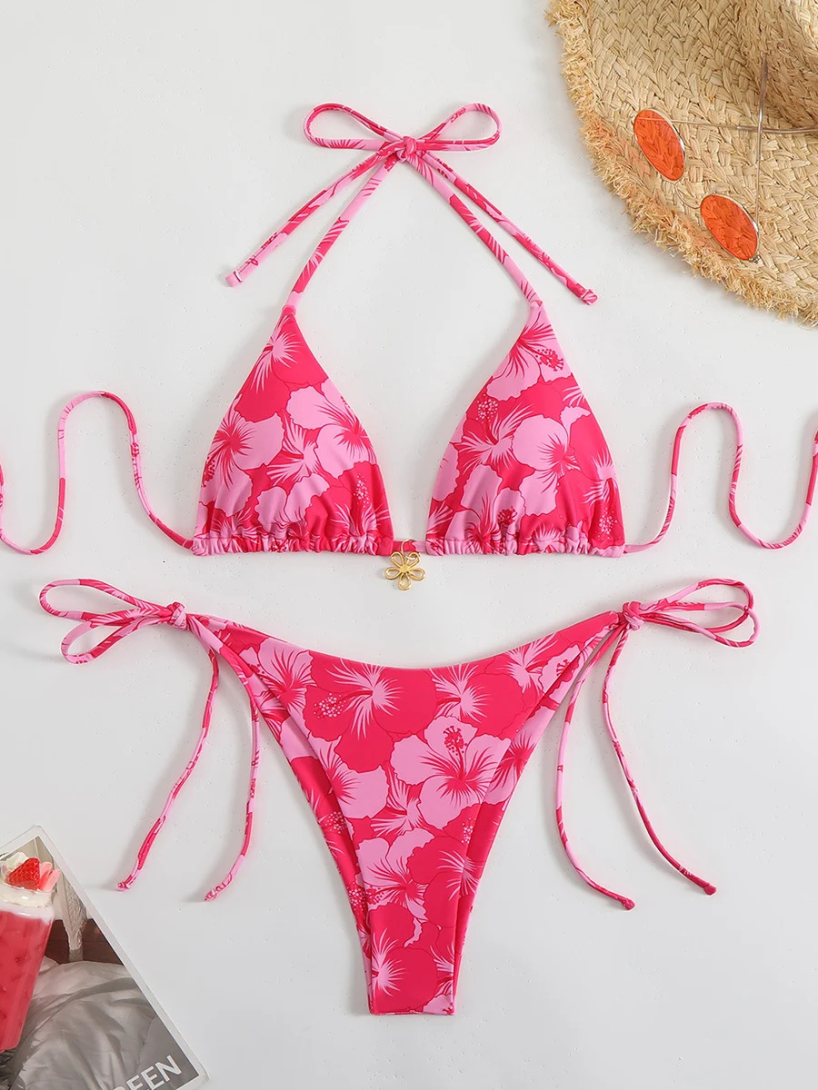 Sexy Micro Bikini Womens Swimsuit 2026 Trend Female Swimwear Twopiece Thong Bikinis Sets Beach Wear Swimming for Bathing Suit 260615 - view 7