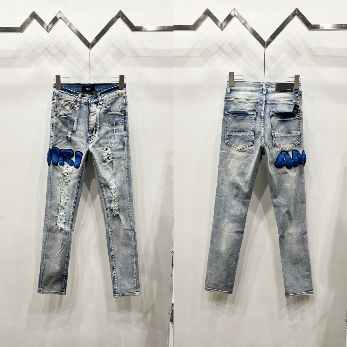 Punk Vintage Rhinestone Embellished Black Jeans Y2k American Style Streetwear Baggy Wide Leg Jeans Men Women Ripped Denim Pants 250305
