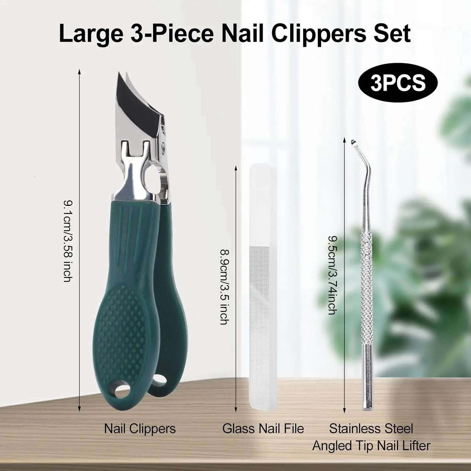 Eagle Beak Nail Clippers for Ingrown Thick Nails BeveledSlantedAngledBl adesLo ngHa ndleWi deJa wAn tiSplashUlt raSha 260615 - view 3