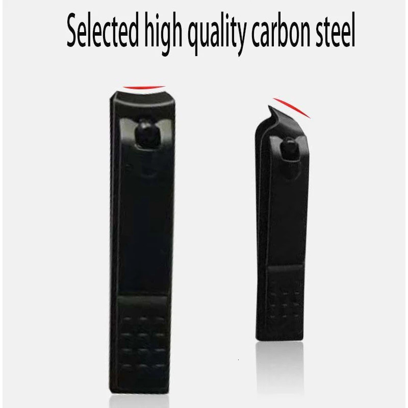 7Pcs Black Coated Stainless Steel Manicure Pedicure Kit Professional Nail Clipper Cuticle Trimmer Ear Pick Eyebrow Scissor Travel Grooming 260615 - view 6
