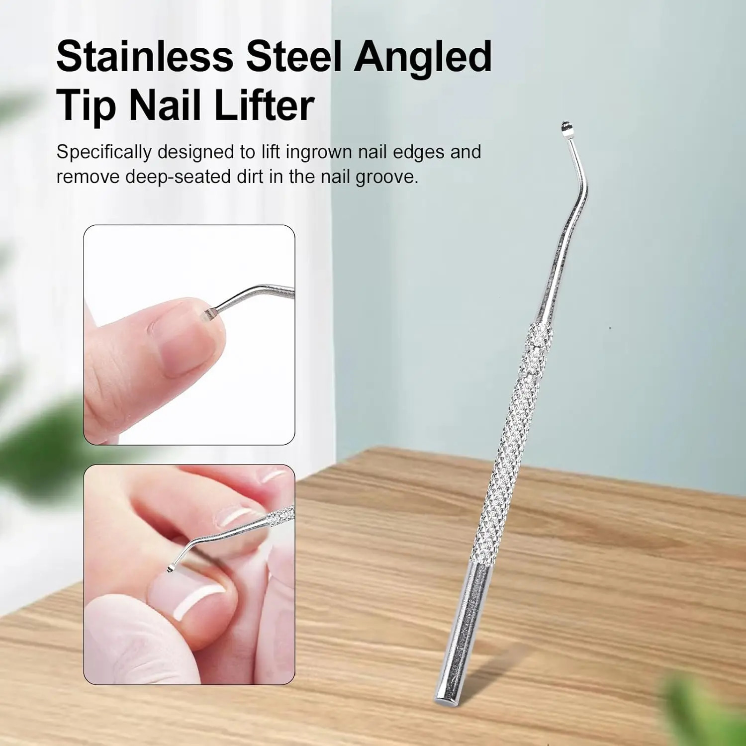 Eagle Beak Nail Clippers for Ingrown Thick Nails BeveledSlantedAngledBl adesLo ngHa ndleWi deJa wAn tiSplashUlt raSha 260615 - view 7