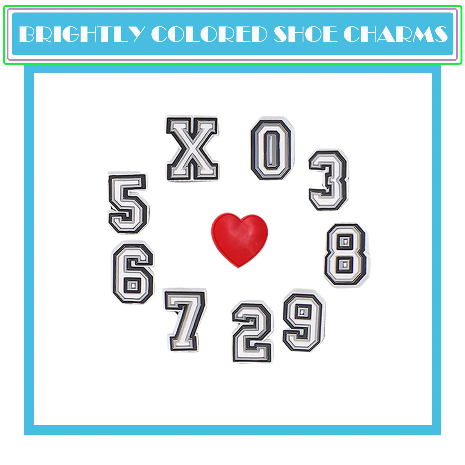 3978Pcs Alphabet Letter Series Shoe Charms For Croc DIY Decoration Premium Quality Charms Accessories for Beach Bag 260617 - view 6
