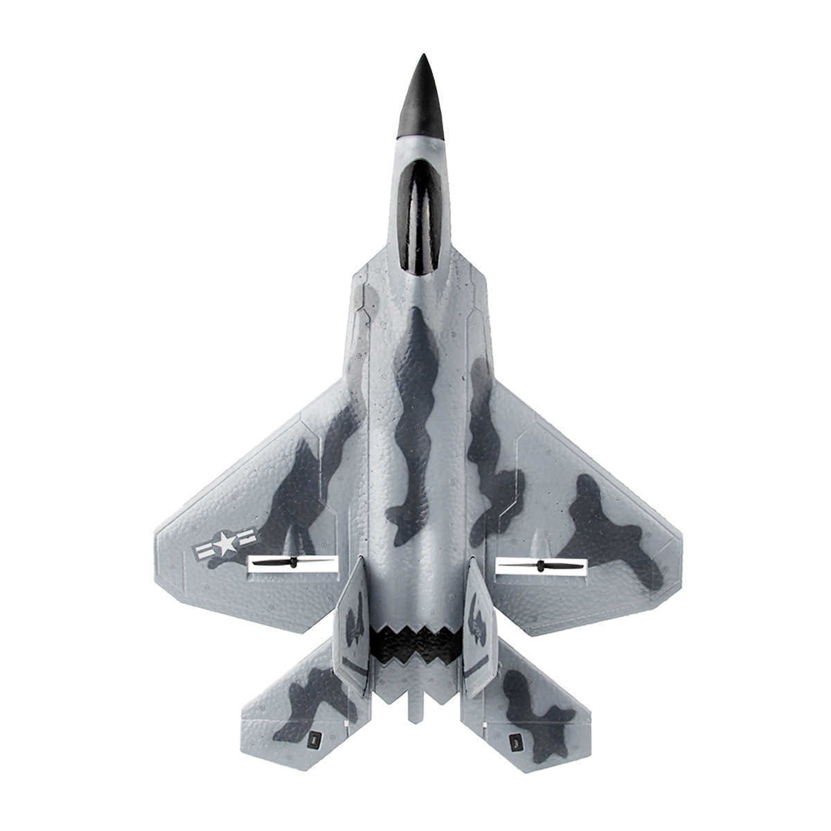 FX822 Remote Control Camouflage F22 Fighter Jet Fixed-Wing Foam Model Medium-Sized Children's Toy Airplane X250129