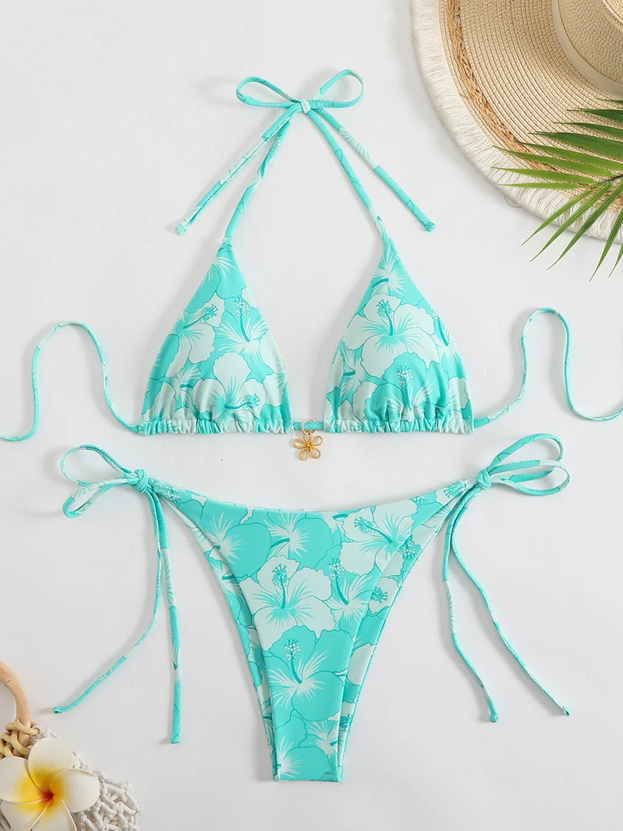 Sexy Micro Bikini Womens Swimsuit 2026 Trend Female Swimwear Twopiece Thong Bikinis Sets Beach Wear Swimming for Bathing Suit 260615 - view 5
