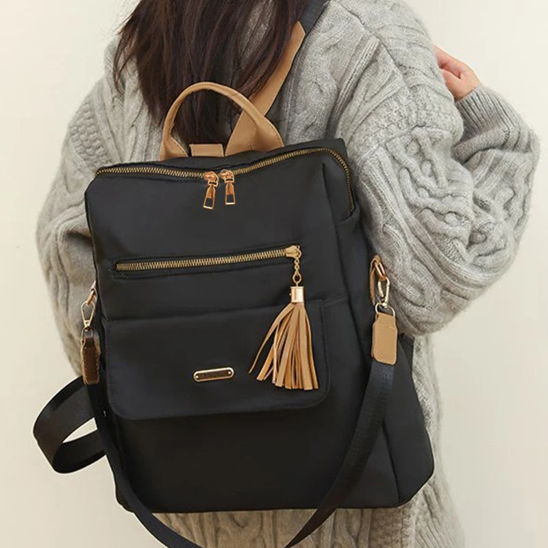 Neutral Style Backpack Is Suitable for Daily Commuting Traveling and School Use It a DoubleShoulder Bag Students y260611 - view 6