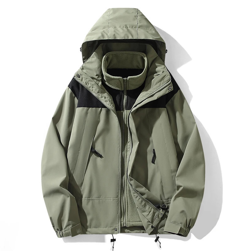 ARC Autumn and Winter Hardshell Jacket for Men and Women Simple Outdoor Sports Mountaineering Tourism Skiing Fashion Jacket 260617 - view 3