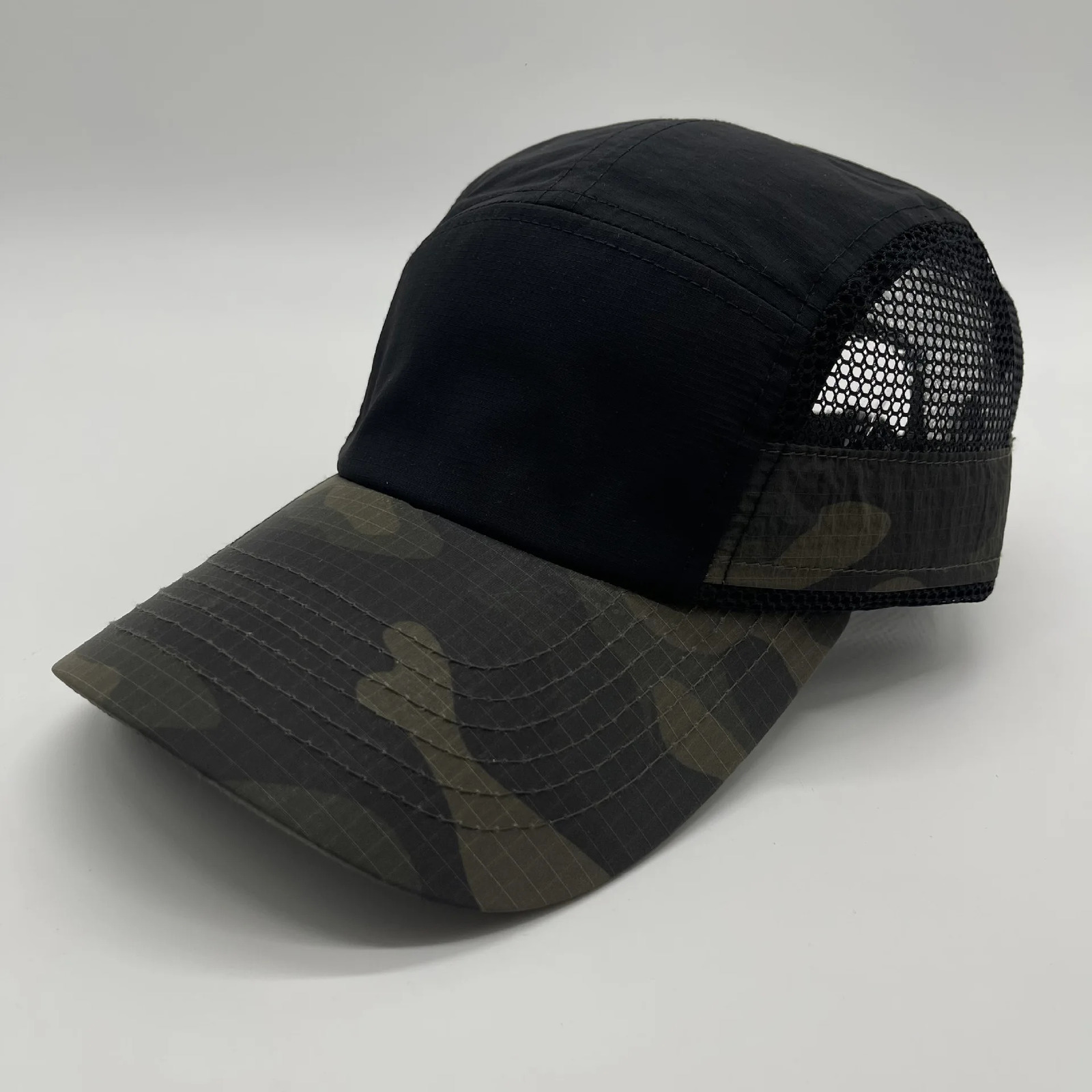 Men Women Camo Mesh Quick Dry Baseball Cap Breathable Hiking Sun Hat Outdoor Sports Running Cap Adjustable Summer Fishing Visor 260616 - view 5