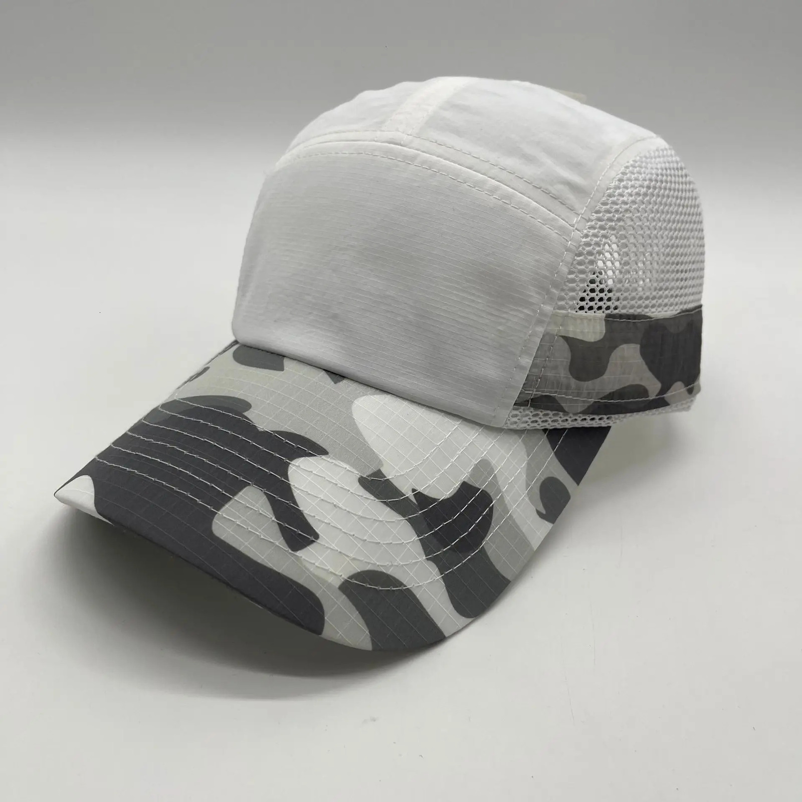 Men Women Camo Mesh Quick Dry Baseball Cap Breathable Hiking Sun Hat Outdoor Sports Running Cap Adjustable Summer Fishing Visor 260616 - view 7