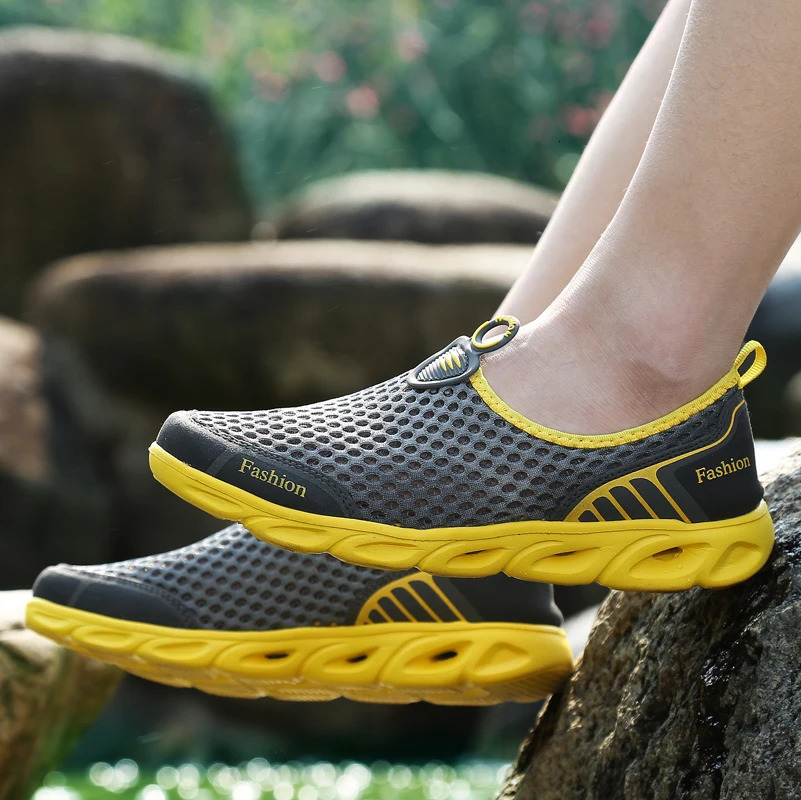 Men Aqua Shoes Outdoor Breathable Beach Shoes Lightweight Quick-drying Wading Shoes Sport Water Camping Sneakers Shoes 260625 - view 5
