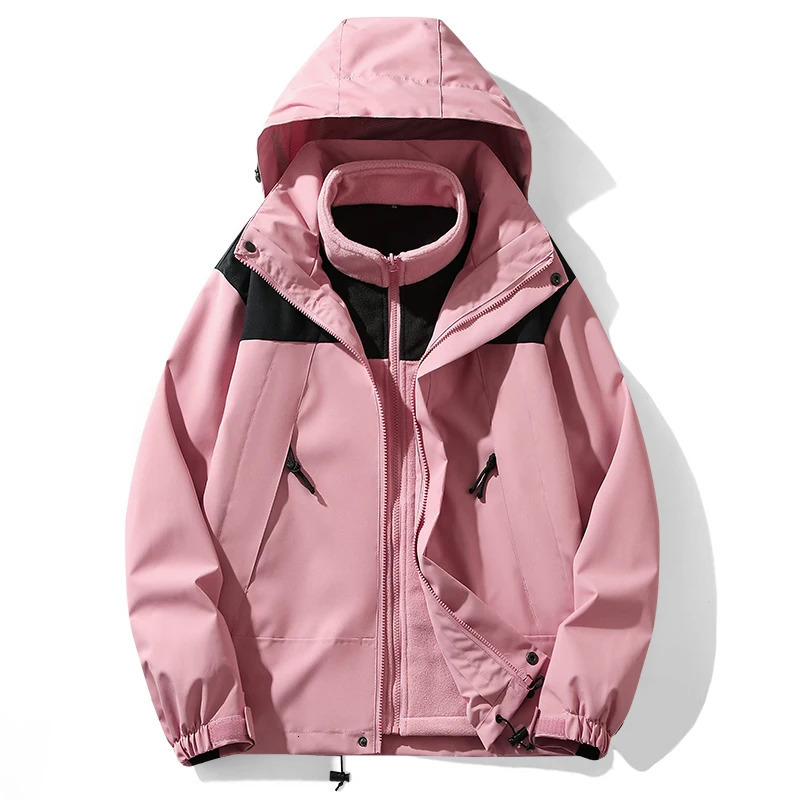 ARC Autumn and Winter Hardshell Jacket for Men and Women Simple Outdoor Sports Mountaineering Tourism Skiing Fashion Jacket 260617 - view 4