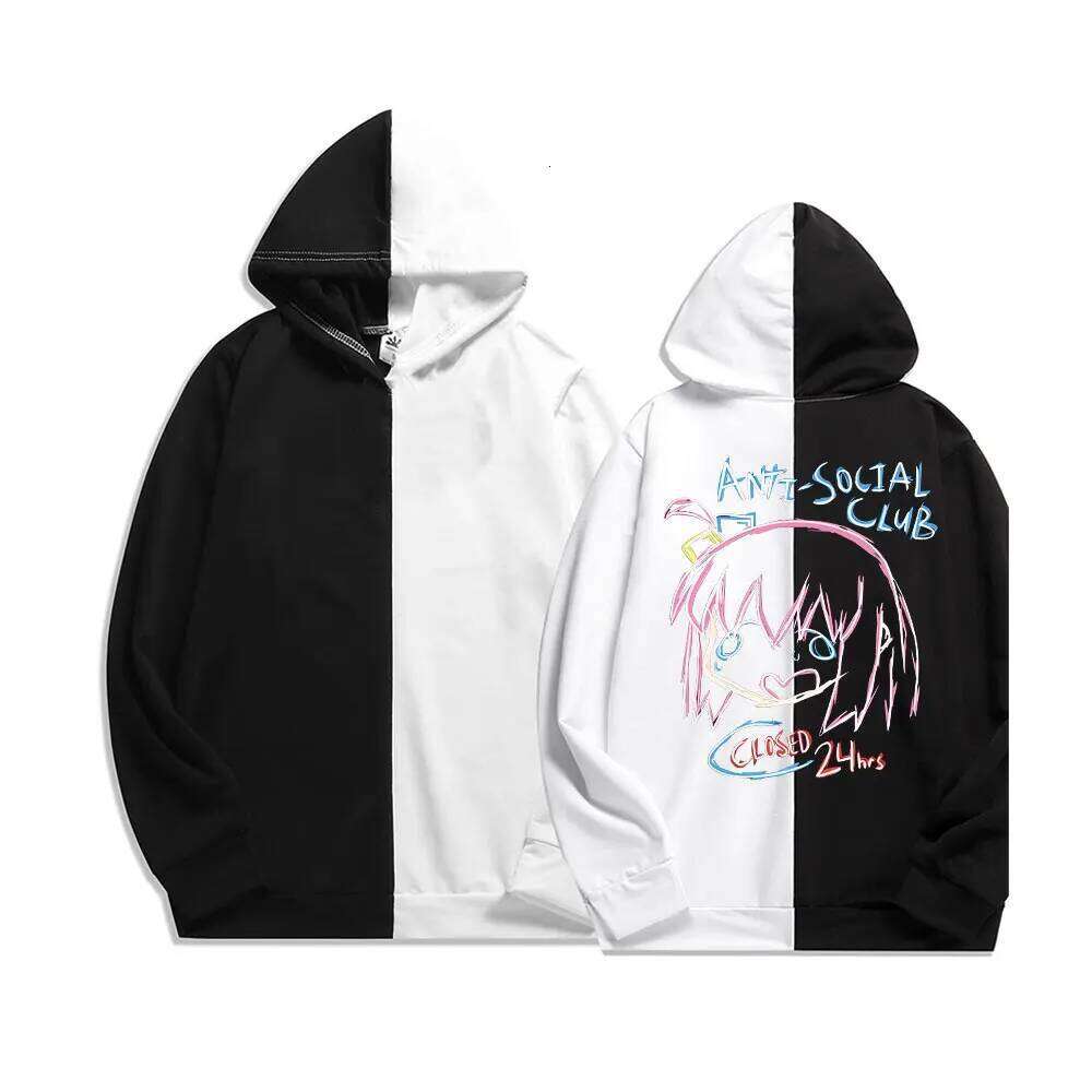Bocchi The Rock Printing Zipper Hoodie Men Women Casual Personality Hooded Jacket Zip Up Hoodies Sweatshirts - view 6