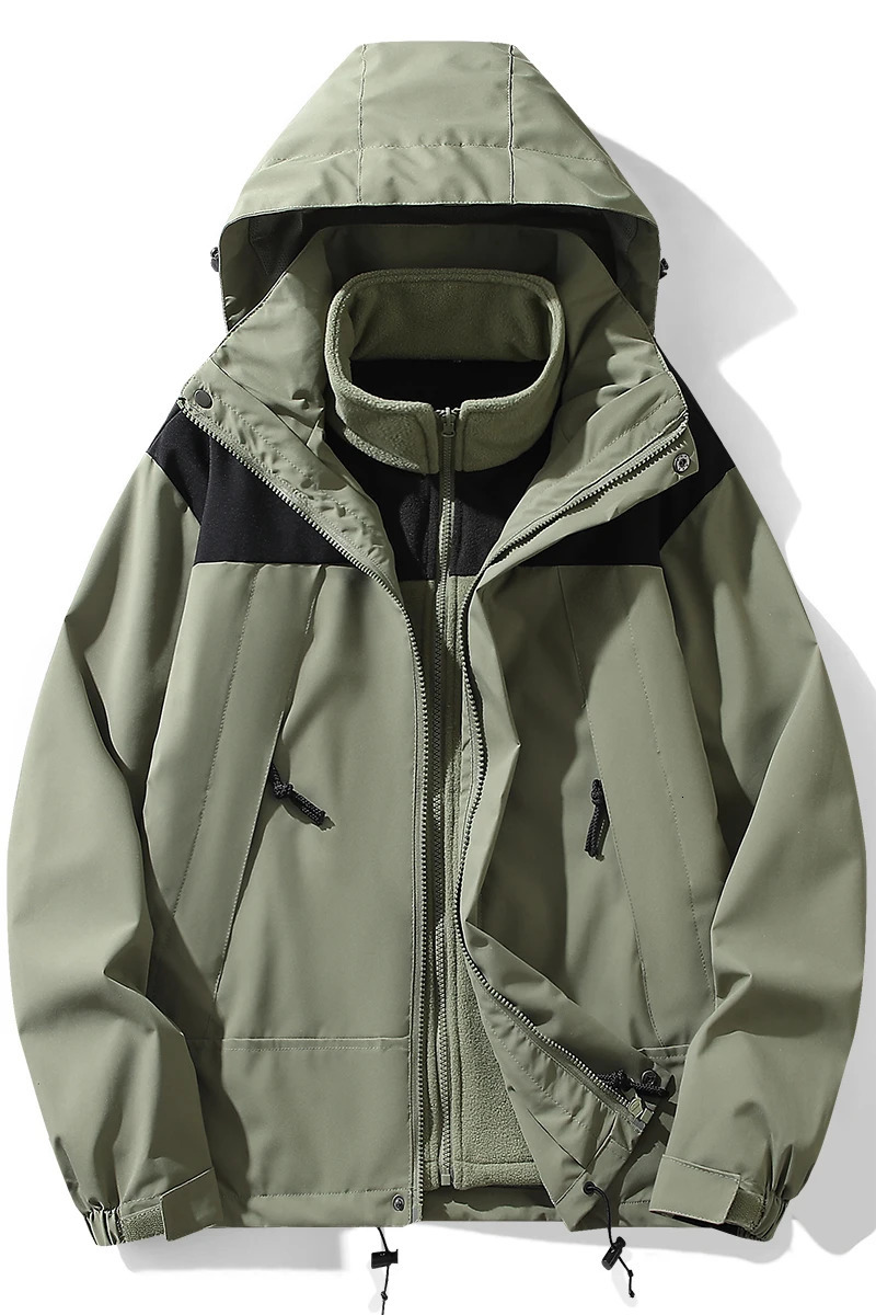 ARC Autumn and Winter Hardshell Jacket for Men and Women Simple Outdoor Sports Mountaineering Tourism Skiing Fashion Jacket 260617 - view 7