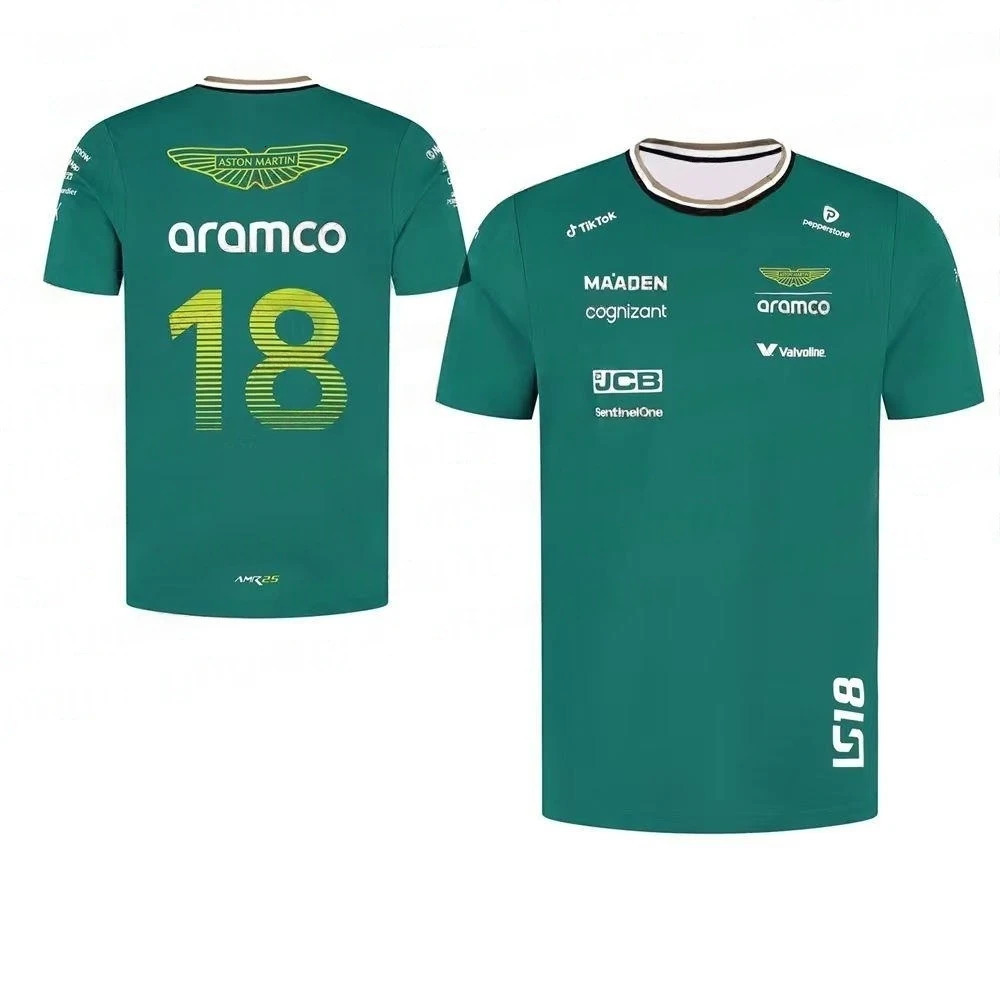 Aston Martin 2026 T-shirt Quick-Drying Motorcycle Silverstone Race Edition Spanish Racer Fernando Alonso 14 Kit Fans T-shirt 260616 - view 4
