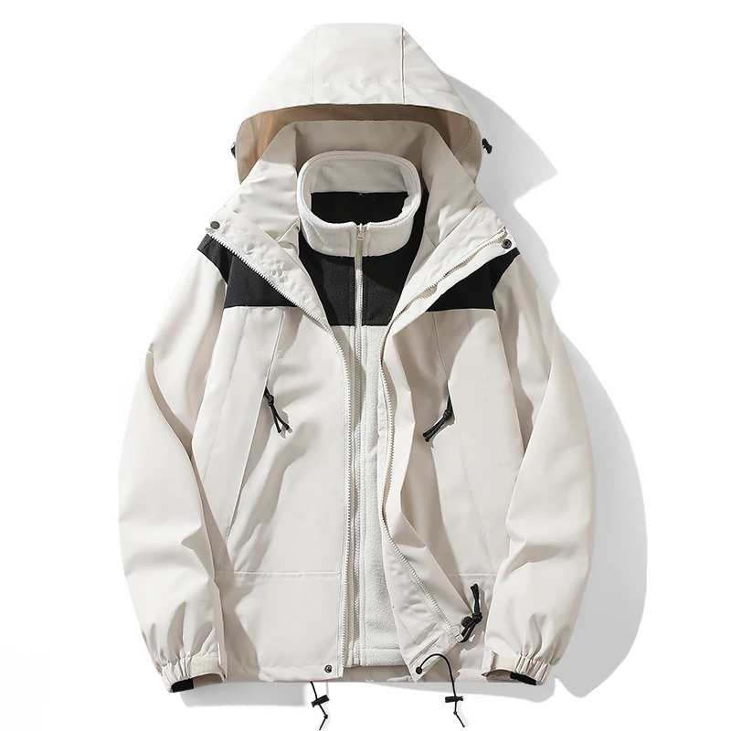 ARC Autumn and Winter Hardshell Jacket for Men and Women Simple Outdoor Sports Mountaineering Tourism Skiing Fashion Jacket 260617