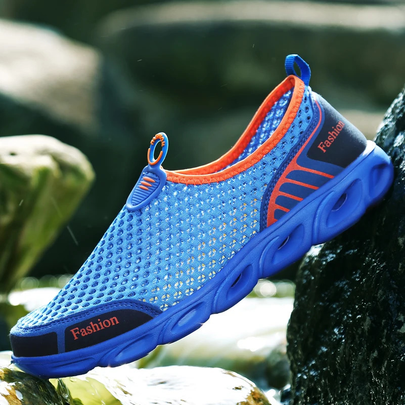 Men Aqua Shoes Outdoor Breathable Beach Shoes Lightweight Quick-drying Wading Shoes Sport Water Camping Sneakers Shoes 260625 - view 6