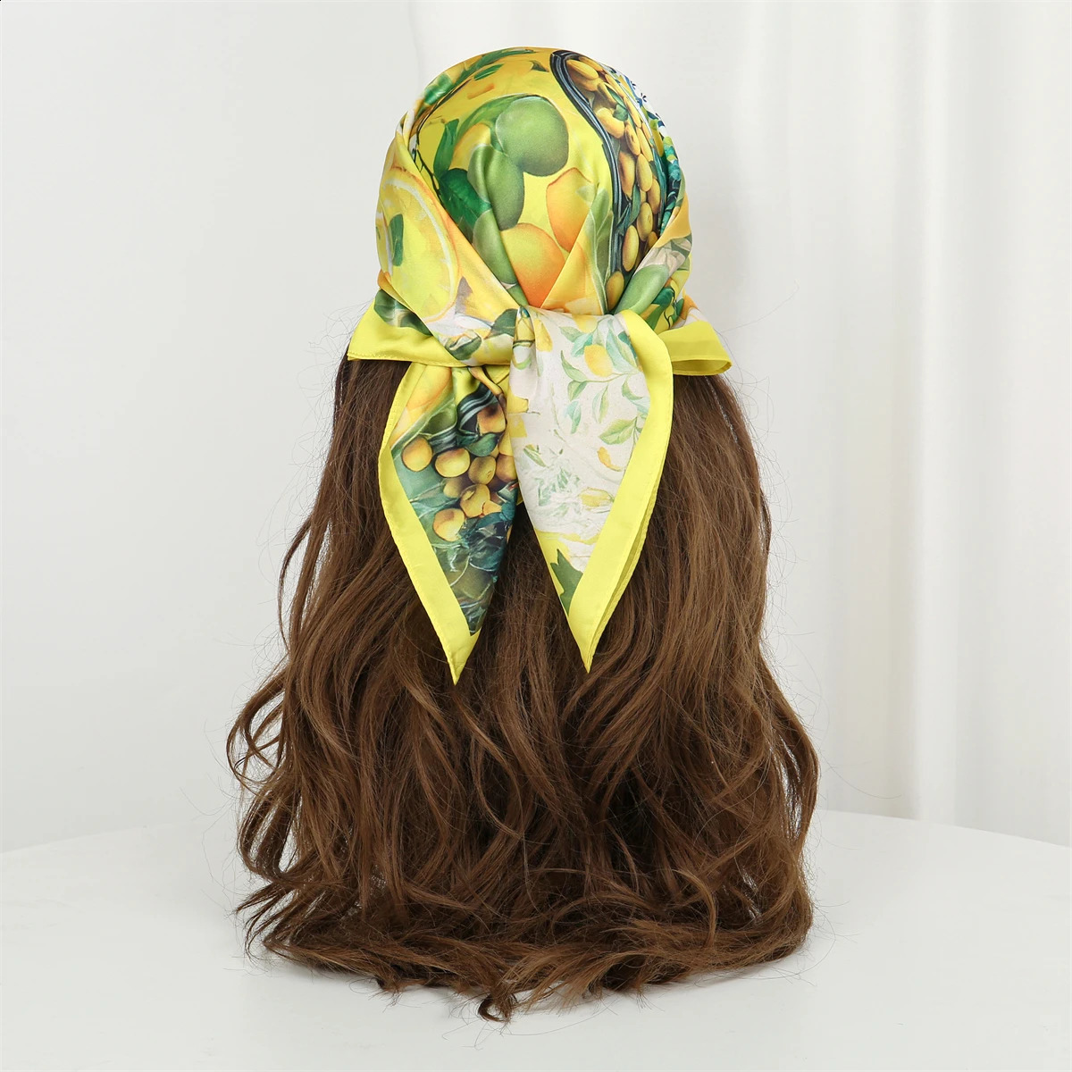 Fashion Print Silk Hairbands Summer Lemon Scarf Women 2026 Elagant Bandana Neck Kerchief Head Bands Foulard Female Scarfs 260617 - view 7