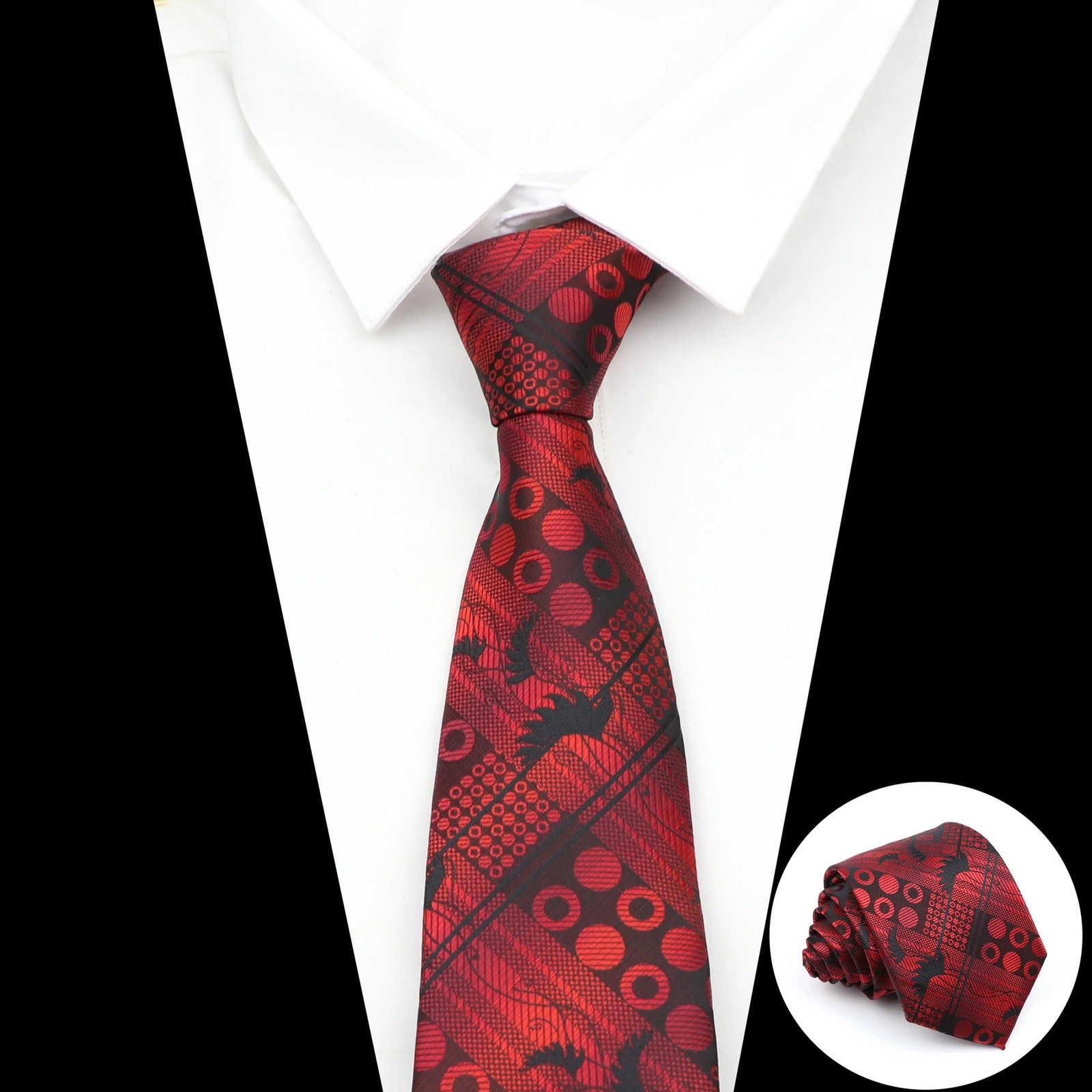 Classical n Mens Tie Print Floral Flower y Neckties Accessories Daily Wear Cravat Wedding Party Original Gift For Man 260617 - view 3