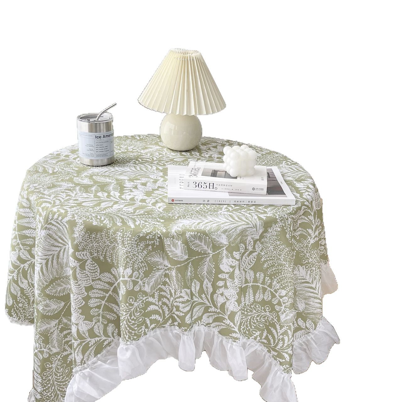 YL-38834 Custom Waterproof Tablecloth, Nordic Style, Springtime Design, Commonly Used Waterproof Tablecloth/Coffee Cover, In Stock