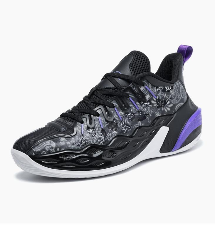 Designer Basketball shoes for men and women in spring low cut lace up mesh surface anti slip and breathable training shoes plus size couple sports sho