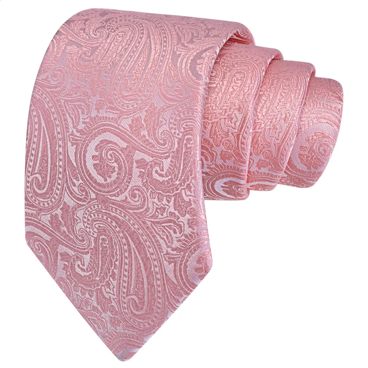 RBOCOTT Classic Silk Paisley Tie 8cm Pattern Necktie Mens Red Blue Black Office Wedding Party Gift Tie Accessories 260617 - view 4