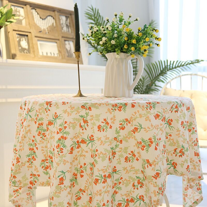 YL-38839 Custom Waterproof, Oil-proof, Wash-Free Rectangular Tablecloth for Home Use, PVC Table Runner