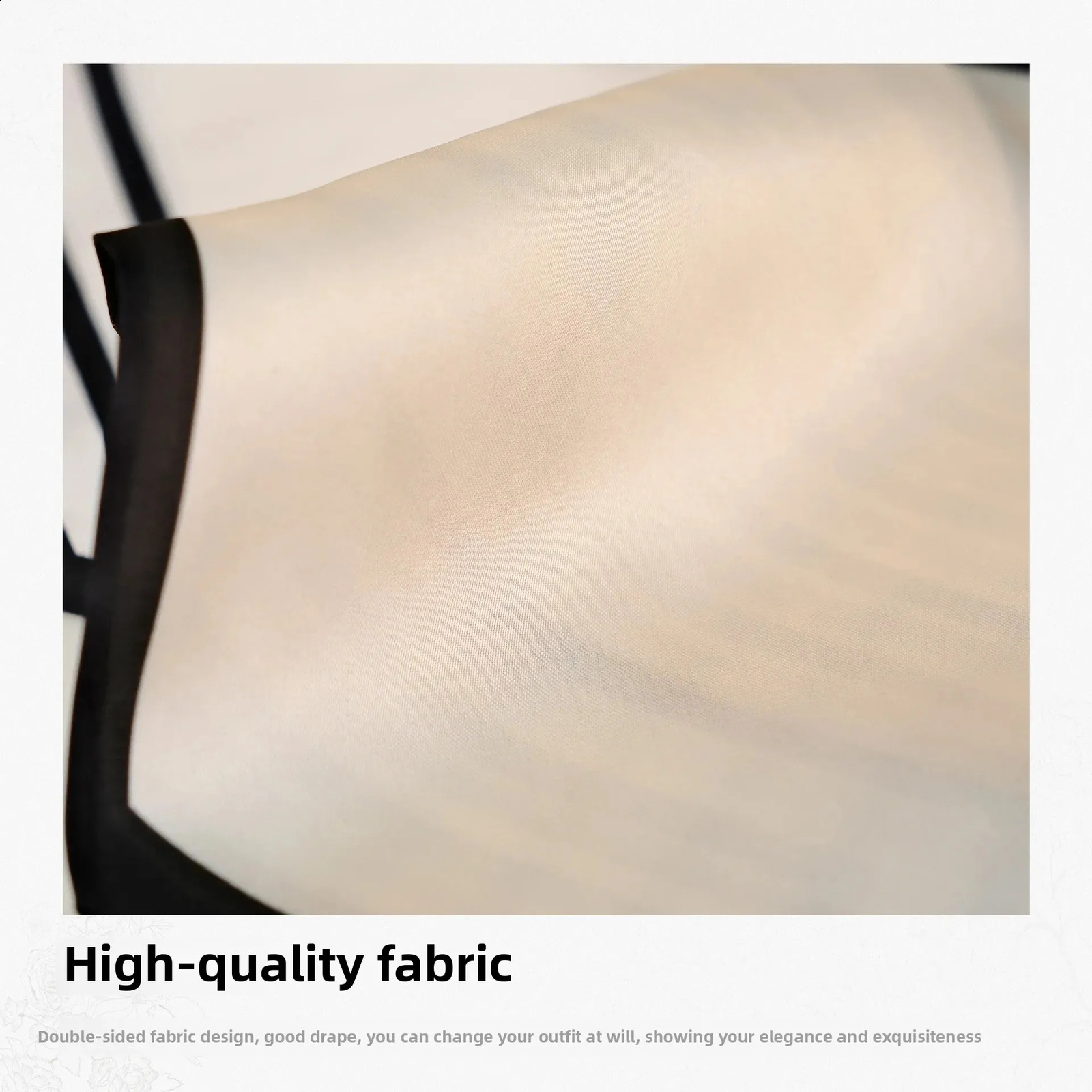 Elegant Silk Scarf with Horse Year Angle Print Womens Fashion Accessory Simulation Sash Belt for Cross-Border Shopping 260617 - view 3