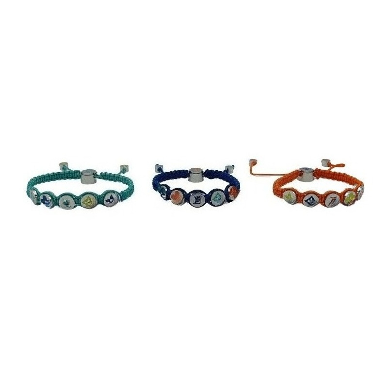 Creative Design Fashionable Bracelet Personalized Braided Bracelet Accessory Colorful Beads Bracelet with Adjustable Size