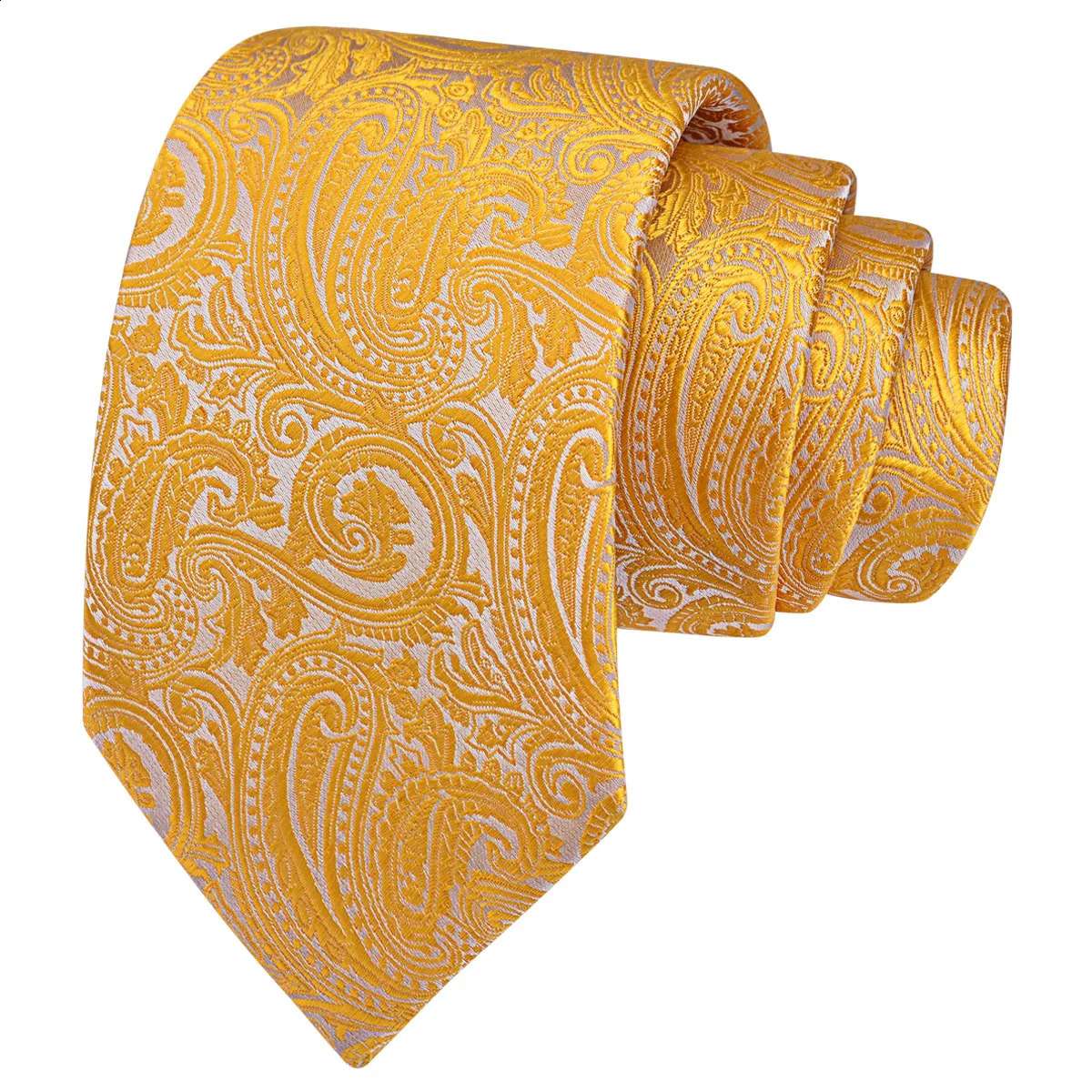 RBOCOTT Classic Silk Paisley Tie 8cm Pattern Necktie Mens Red Blue Black Office Wedding Party Gift Tie Accessories 260617 - view 3
