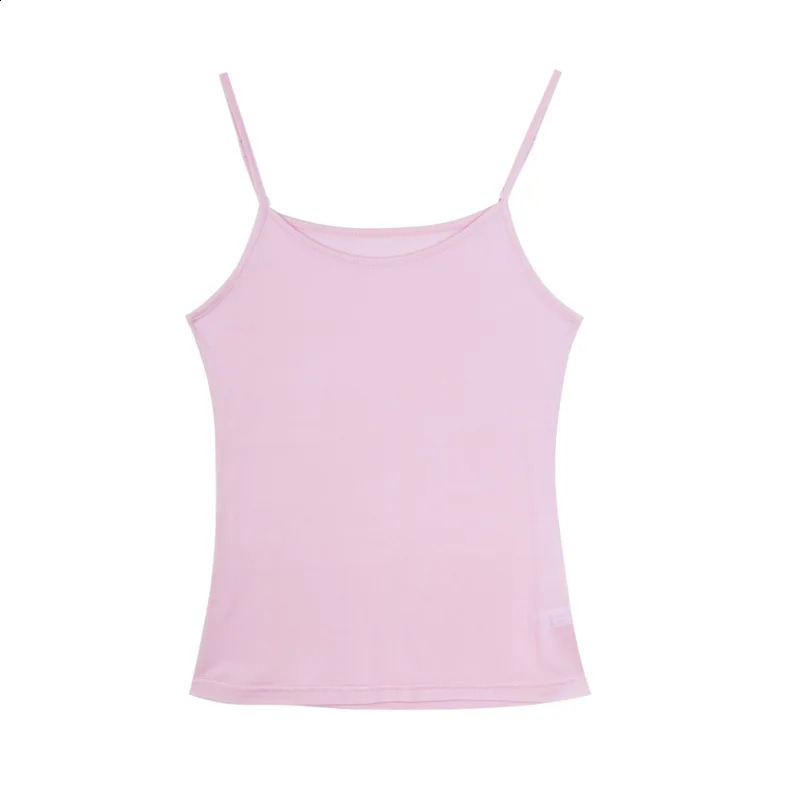 Birdtree Women 23 Silk Blend Camisoles Knit Tanks Suspends Top Shirt Lady Soft Lingerie Underwear Free Wire Summer P37139 y260618 - view 6