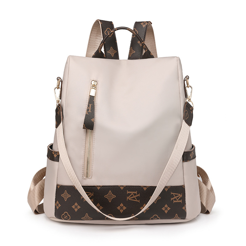 Free shipping 2026 summer new hot selling women's leisure backpack fashion Oxford anti-theft travel backpack backpack backpack - view 4