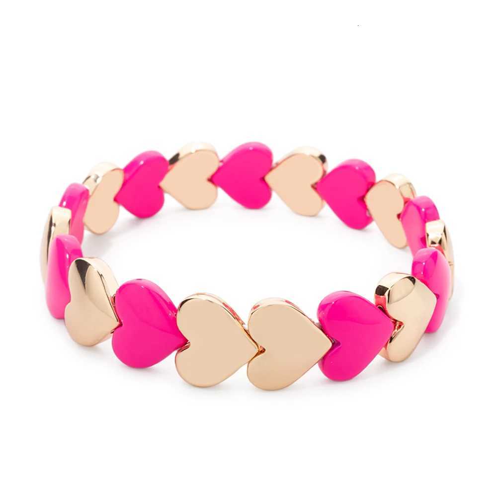 Love Design 2025 Beaded Bangle New For Wen Handmade Colorf Peach Elastic Bracelets X260621 - view 6