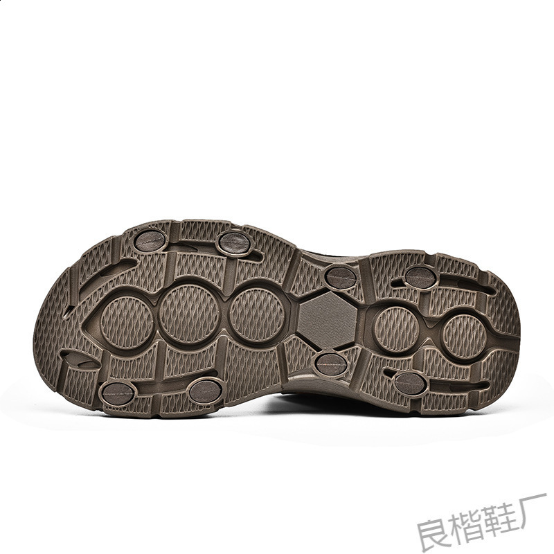 Mens Sports Sandals Outdoor Hiking Waterproof Beach Sports Mens Sandals Summer Open Toe Adjustable Laces 260107