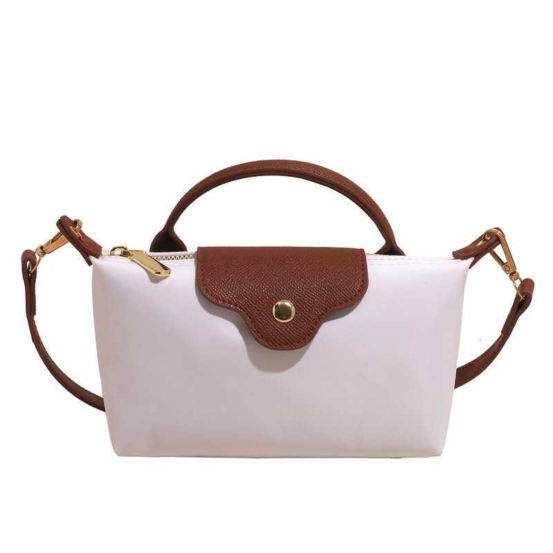 Customized name casual handbag, versatile color-blocking nylon fabric single-shoulder bag, crossbody small cloth bag T260129