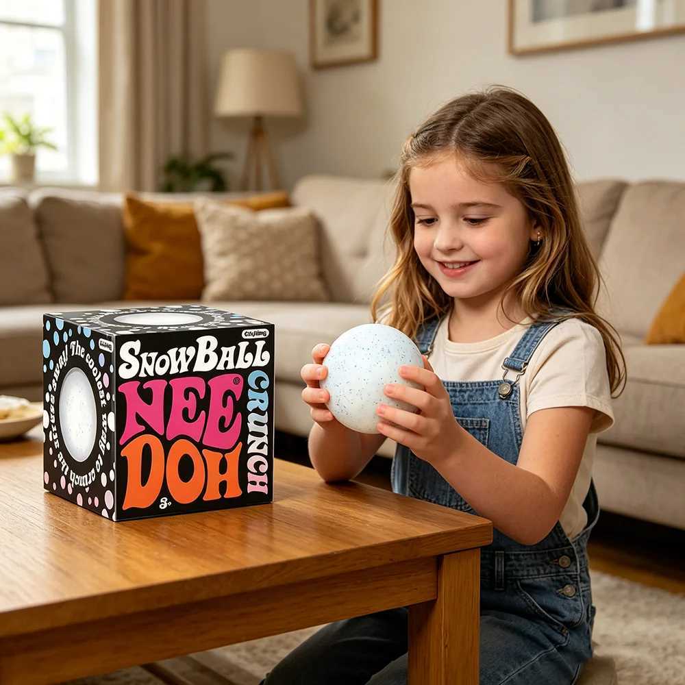 2026 Trendy White Snowball Squish Toy Hand Pinch Stress Relief Sensory Decompression Toy Ideal Gift For Friends X260621 - view 7